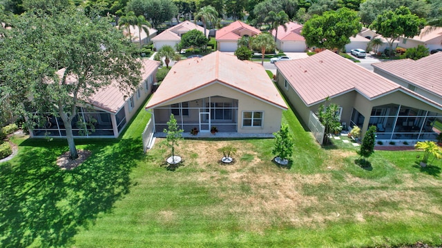 bird's eye view featuring a residential view