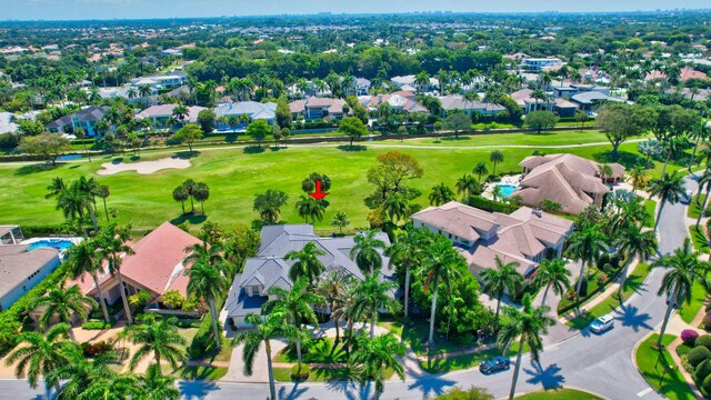 7090 Ayrshire Ln, Boca Raton, FL 33496 - aerial perspective of suburban area featuring a golf club