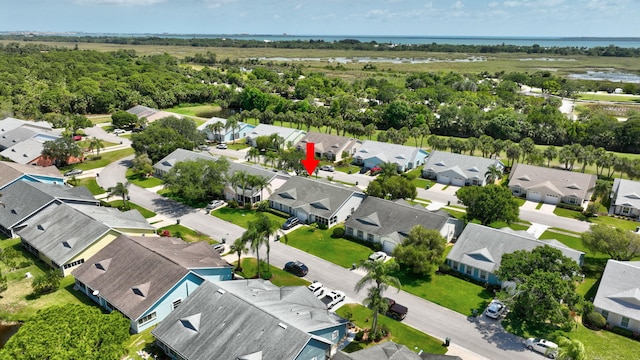 birds eye view of property featuring a residential view