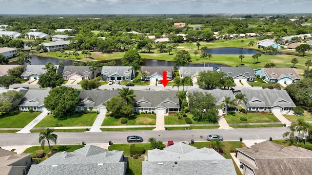 4059 Gator Trace Rd, Fort Pierce, FL 34982 - aerial perspective of suburban area featuring a large body of water and a local golf course