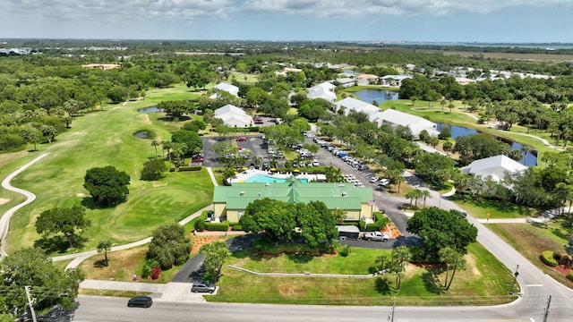 4059 Gator Trace Rd, Fort Pierce, FL 34982 - bird's eye view of a large body of water, a local golf course, and a tree filled landscape