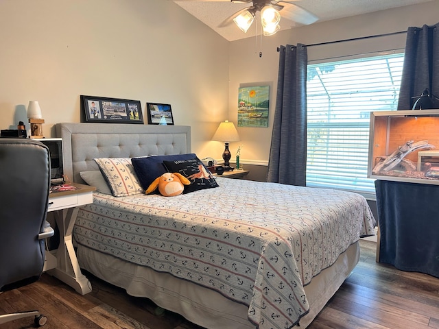 6446 Terra Rosa Cir, Boynton Beach, FL 33472 - bedroom featuring wood-type flooring and ceiling fan