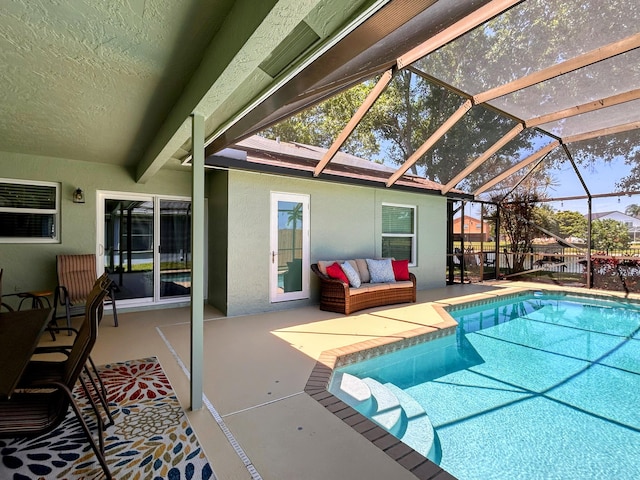 6446 Terra Rosa Cir, Boynton Beach, FL 33472 - swimming pool featuring a patio area and a lanai