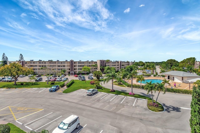 4049 Wolverton C, Boca Raton, FL 33434 - aerial view of a pool and apartment complex