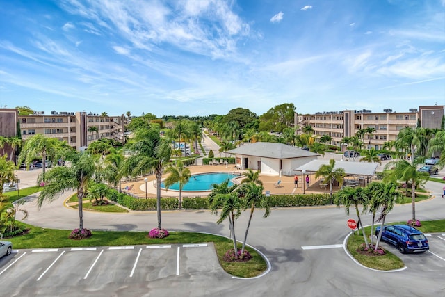 4049 Wolverton C, Boca Raton, FL 33434 - view of property featuring uncovered parking