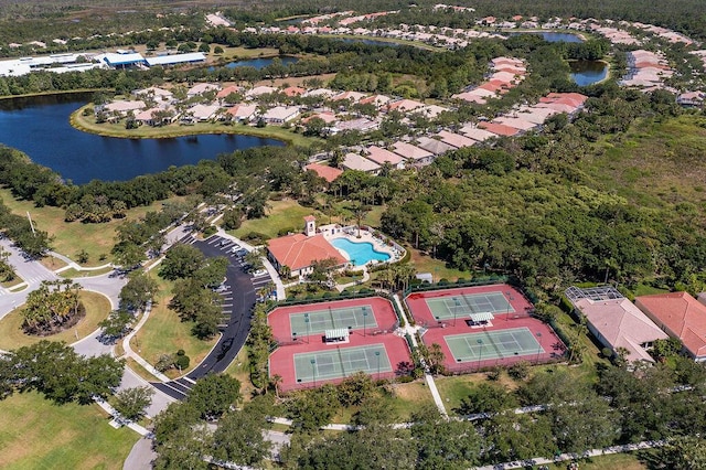 3352 SE Cascadia Way, Hobe Sound, FL 33455 - bird's eye view with a water view and a residential view