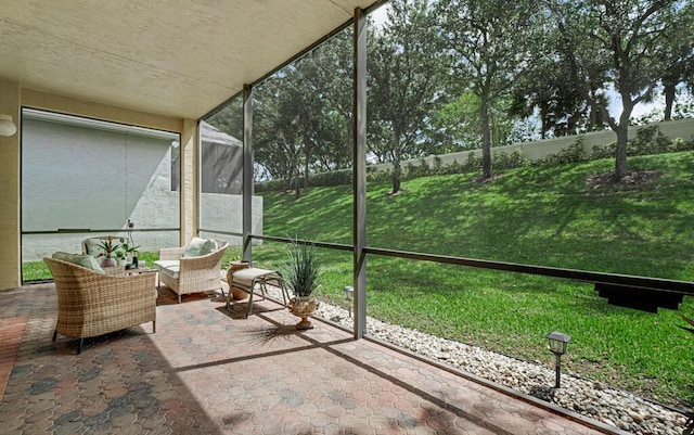 7562 Starfish Reef Ln, Lake Worth, FL 33467 - sunroom / solarium featuring an outdoor living space