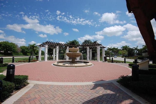 582 Cypress Green Cir, Wellington, FL 33414 - view of property's community with a pergola
