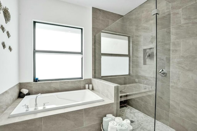 12170 N Baypoint Cir, Parkland, FL 33076 - full bath with walk in shower and a garden tub