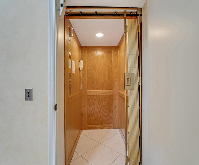details featuring elevator
