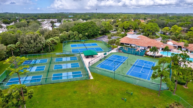 drone / aerial view