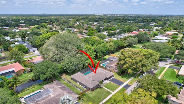 621 NW 71st Ave, Plantation, FL 33317 - aerial overview of property's location with nearby suburban area