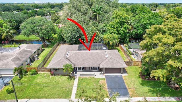 621 NW 71st Ave, Plantation, FL 33317 - view from above of property
