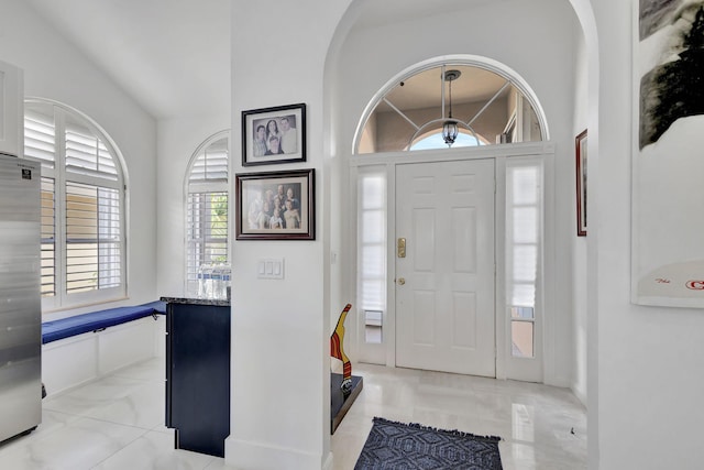view of entrance foyer