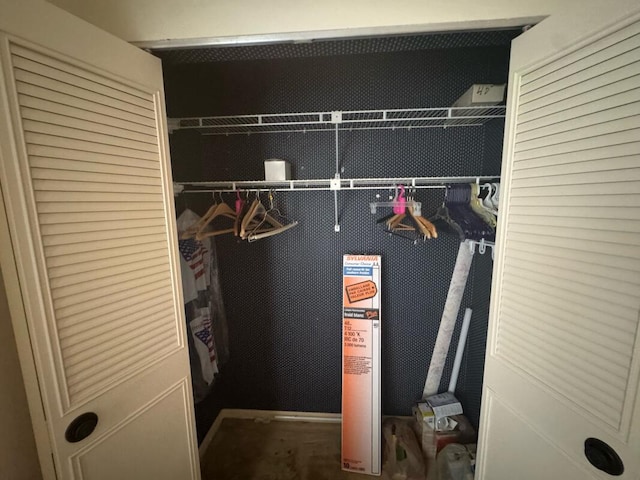 view of closet