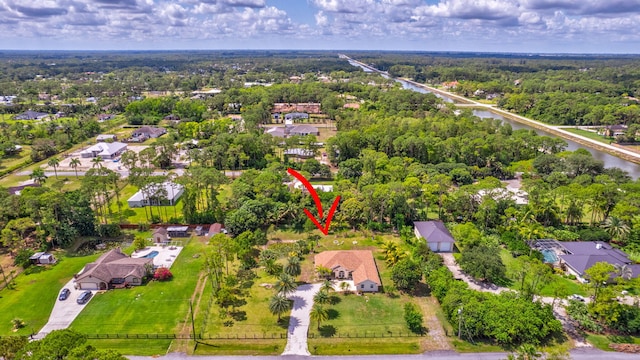 12820 87th St N, West Palm Beach, FL 33412 - aerial perspective of suburban area with a nearby body of water