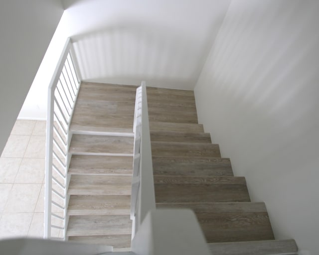 404 Live Oak Ln, Boynton Beach, FL 33436 - stairs with tile patterned flooring