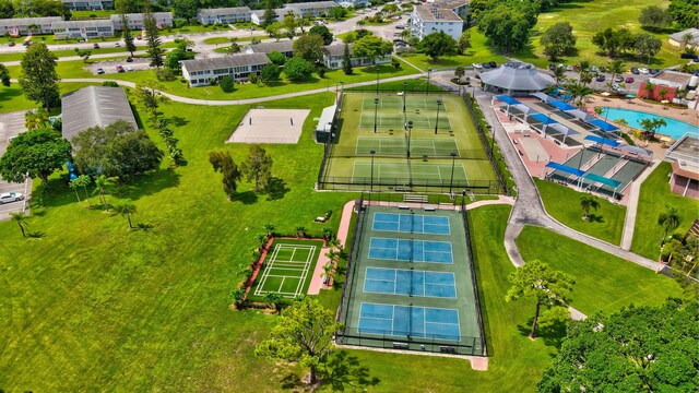 432 Grantham Unit B, Deerfield Beach, FL 33442 - aerial view of a pool