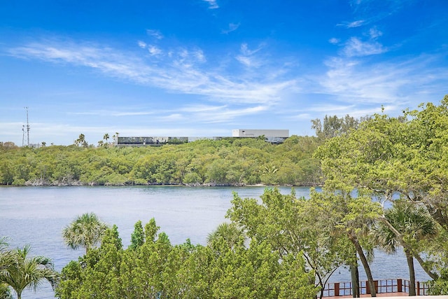 2121 N Ocean Blvd Unit 404W, Boca Raton, FL 33431 - water view with a wooded view