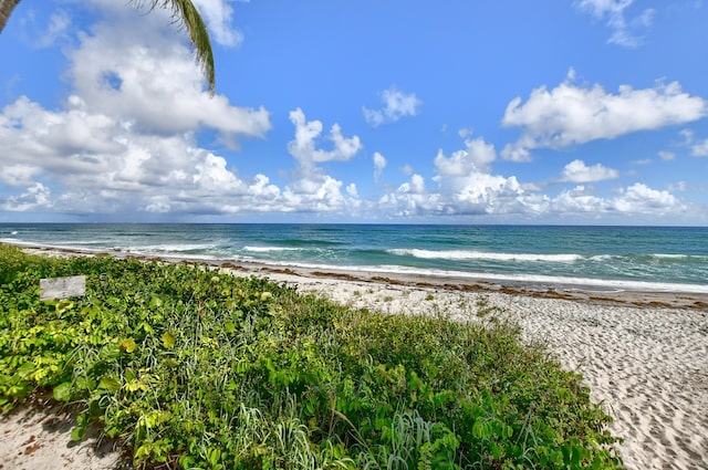 3101 S Ocean Blvd Unit 220, Highland Beach, FL 33487 - water view featuring local beach