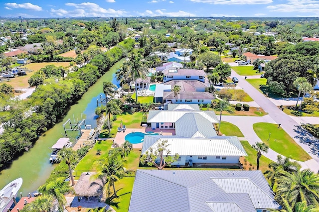 940 Turner Quay, Jupiter, FL 33458 - drone / aerial view featuring a water view and a residential view
