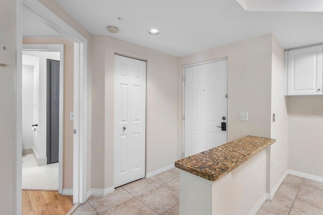 3211 Tuscany Way, Boynton Beach, FL 33435 - entrance foyer featuring baseboards, light tile patterned flooring, and recessed lighting