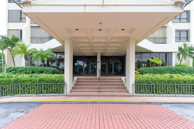5600 N Flagler Dr Unit 1207, West Palm Beach, FL 33407 - doorway to property with uncovered parking
