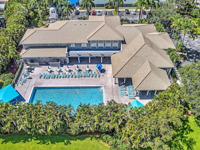 drone / aerial view
