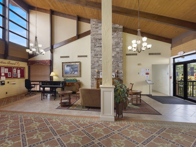 lobby featuring visible vents