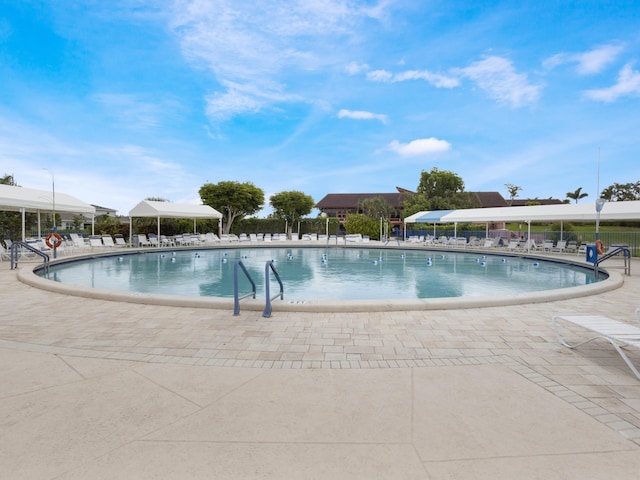 pool featuring a patio