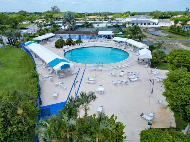 view of pool