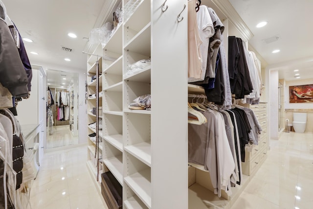 300 SE 5th Ave Unit 2050, Boca Raton, FL 33432 - walk in closet featuring visible vents