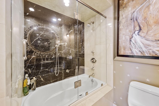 300 SE 5th Ave Unit 2050, Boca Raton, FL 33432 - bathroom featuring toilet and enclosed tub / shower combo