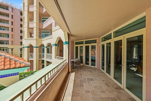 300 SE 5th Ave Unit 2050, Boca Raton, FL 33432 - balcony featuring french doors