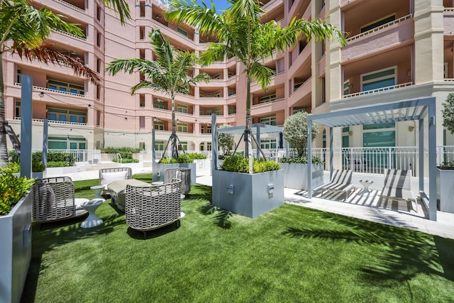 300 SE 5th Ave Unit 2050, Boca Raton, FL 33432 - view of home's community featuring a lawn