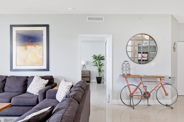 255 NE 3rd Ave Unit 2501, Delray Beach, FL 33444 - living area featuring visible vents and baseboards