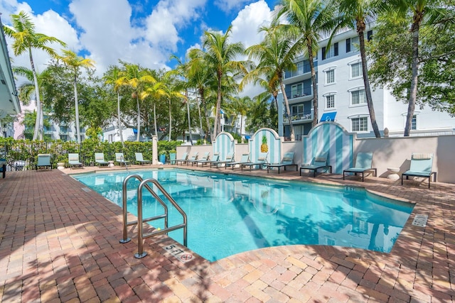255 NE 3rd Ave Unit 2501, Delray Beach, FL 33444 - pool featuring a patio