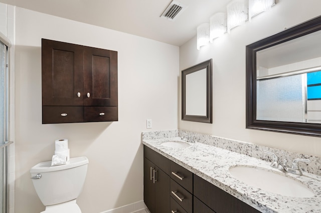 6534 Spring Bottom Way Unit 123, Boca Raton, FL 33433 - full bath featuring toilet, baseboards, visible vents, and a sink