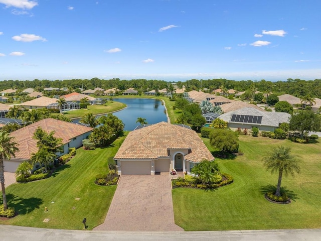6000 Venetto Way, Vero Beach, FL 32967 - birds eye view of property featuring a residential view and a water view