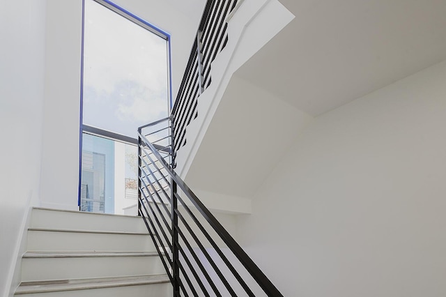 view of staircase