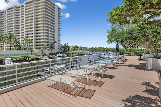 4201 N Ocean Blvd Unit 208, Boca Raton, FL 33431 - view of wooden deck
