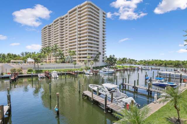 4201 N Ocean Blvd Unit 208, Boca Raton, FL 33431 - view of dock with a water view
