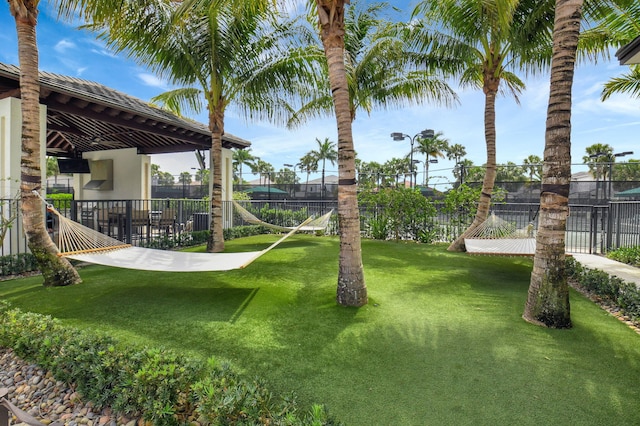 7339 NW 28th Way, Boca Raton, FL 33496 - view of yard with fence