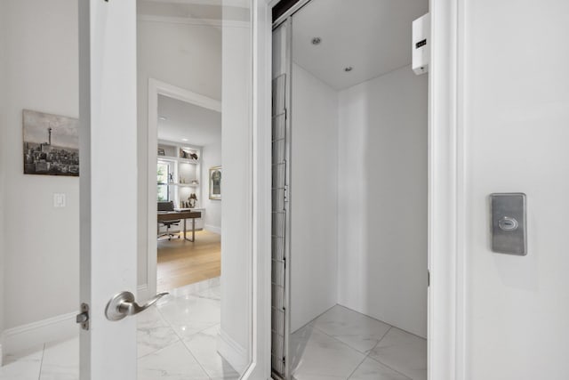 7339 NW 28th Way, Boca Raton, FL 33496 - bathroom with marble finish floor and baseboards