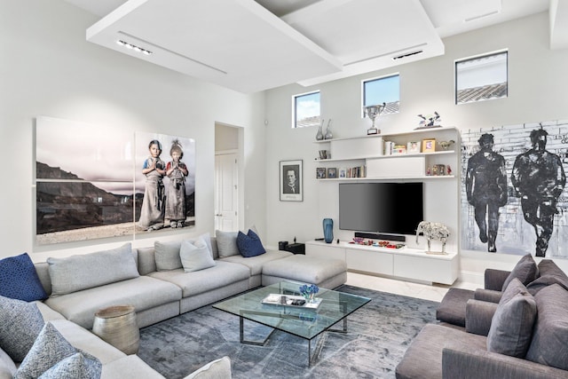 7339 NW 28th Way, Boca Raton, FL 33496 - living room with a towering ceiling