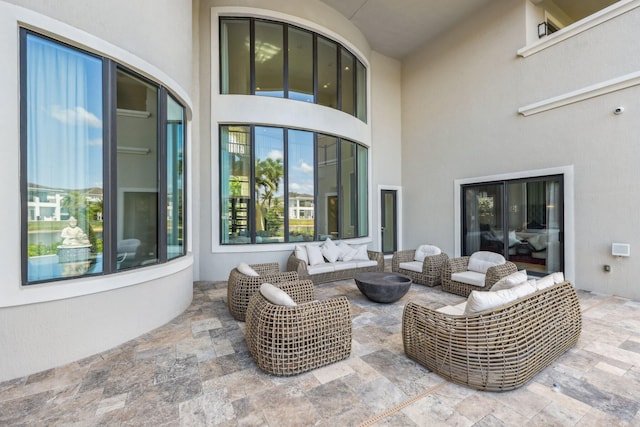 7339 NW 28th Way, Boca Raton, FL 33496 - view of patio featuring an outdoor hangout area