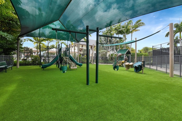 7339 NW 28th Way, Boca Raton, FL 33496 - community playground with fence and a yard