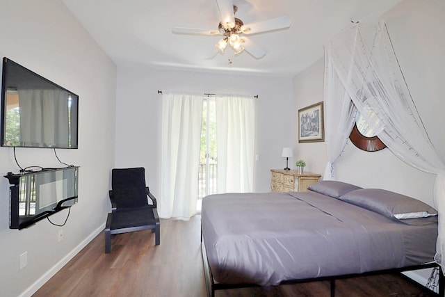 10520 SW Stephanie Way Unit 2204, Port Saint Lucie, FL 34987 - bedroom with baseboards and wood finished floors