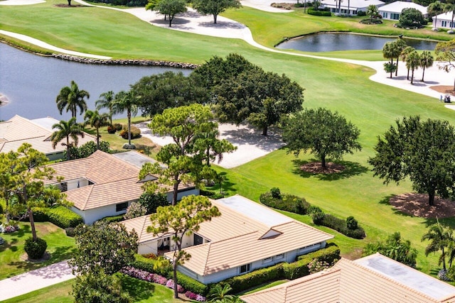 4511 Meadowlark Ln, Boynton Beach, FL 33436 - bird's eye view featuring a water view and golf course view