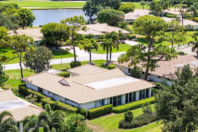 4511 Meadowlark Ln, Boynton Beach, FL 33436 - birds eye view of property featuring view of golf course, a water view, and a residential view
